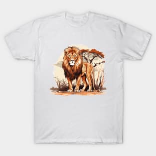 Wild African Lion T-Shirt